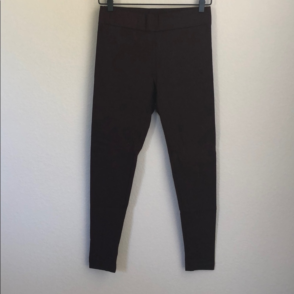 Matty M From Costco Maroon Leggings